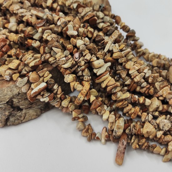Odun Jasper Taşı Kırık Taş Doğal Taş Dizi ( 80 CM ) - KLCKR0044