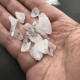 10 Adet Ham Doğal Şeffaf Kristal Kuvars Taşı Küçük Taşlar - KLCKT0032