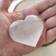 Doğal Kalp Kesim Selenit Taşı ( 7X6 CM) - KLCKT0243